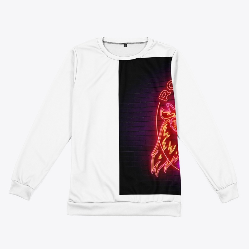 neon rooster t shirt