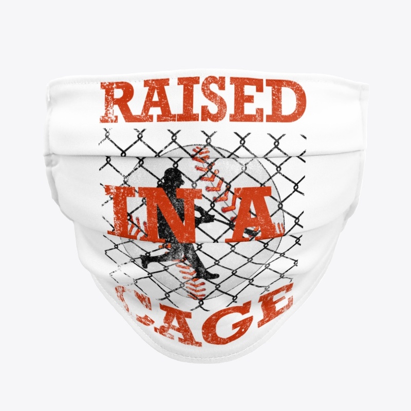 Raised In A Cage Baseball Softball 