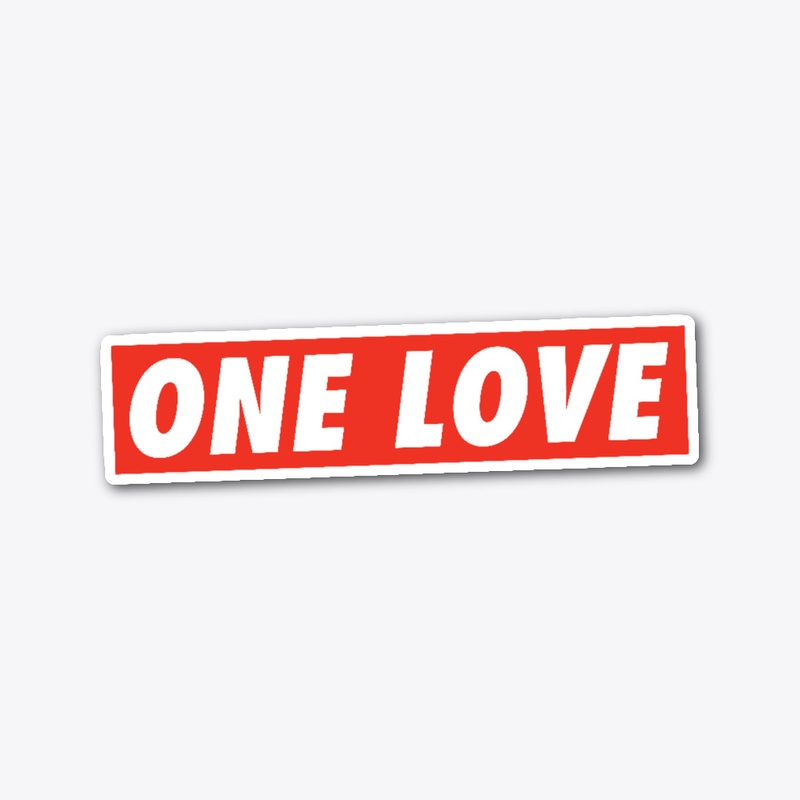 One Love Rasta Roots Sticker