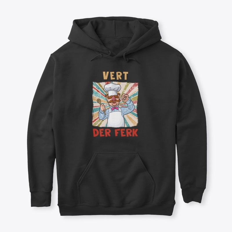 Retro Vintage Vert Der Ferk Hoodie