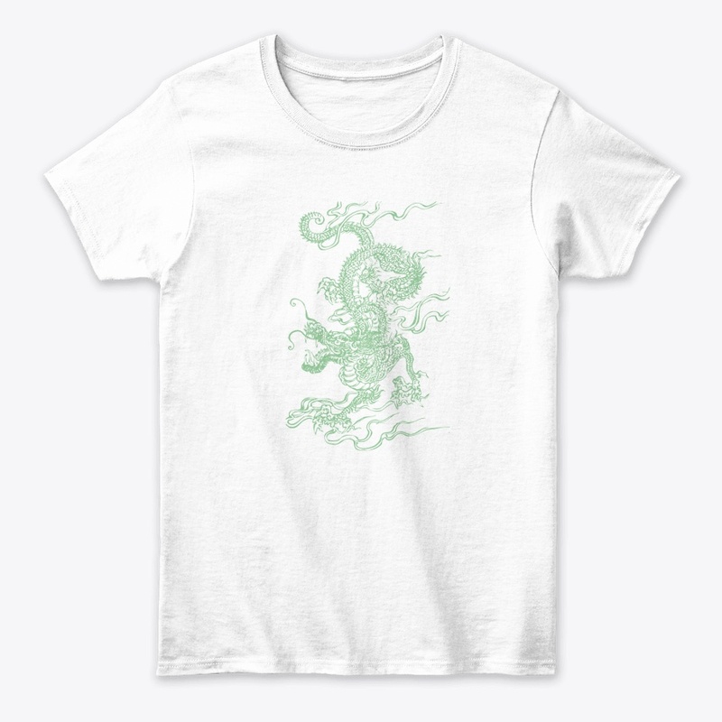 Green Chinese dragon