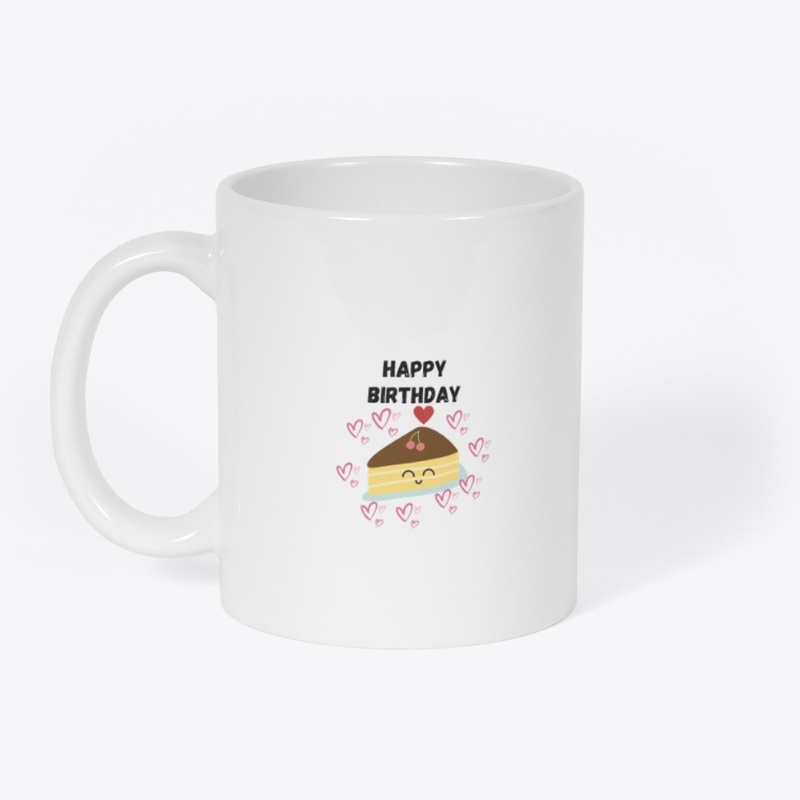 Happy birthday t-shirt and mug
