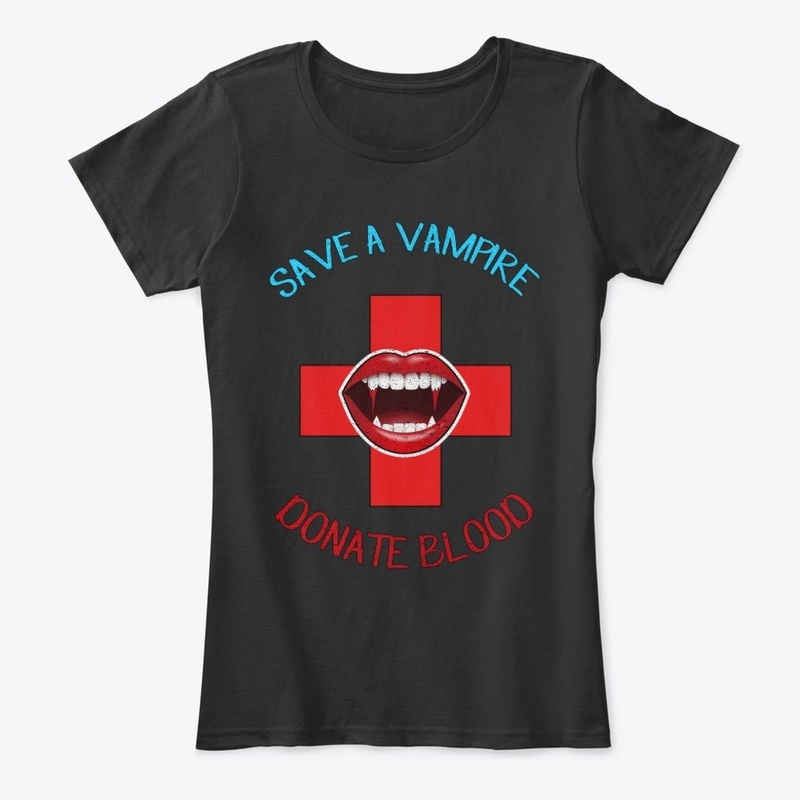 Gift shirt save a vampire donate blood