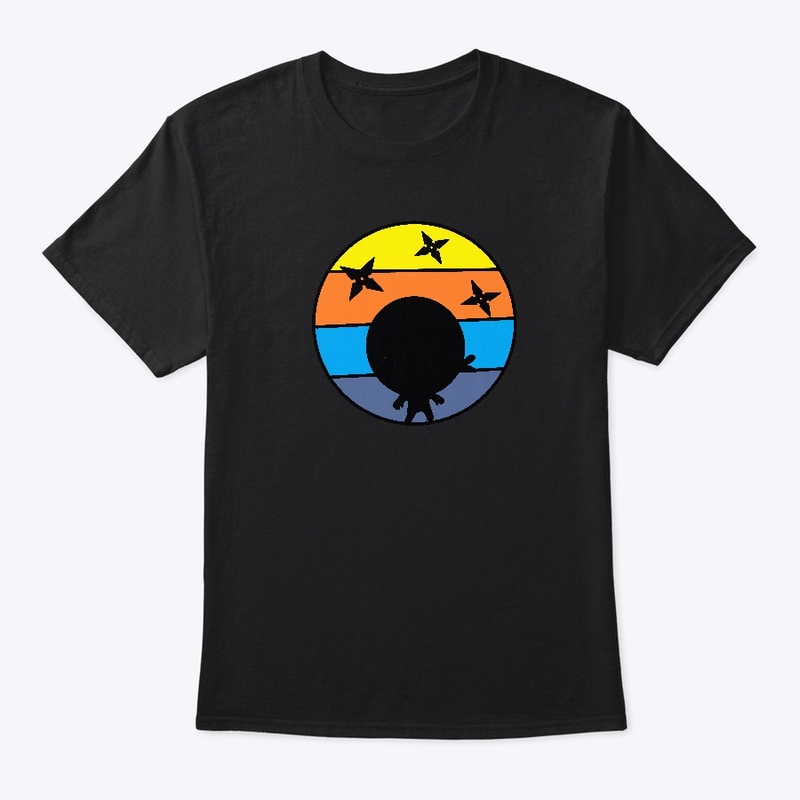 Retro Sunset Ninja 