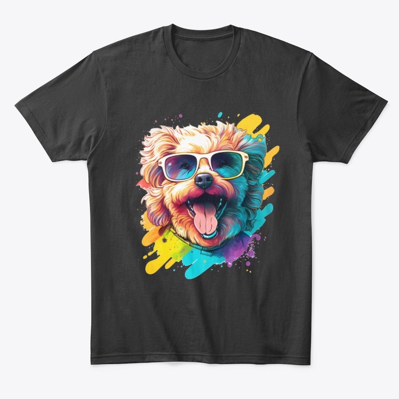 Happy Dog wearing Sunglass 3