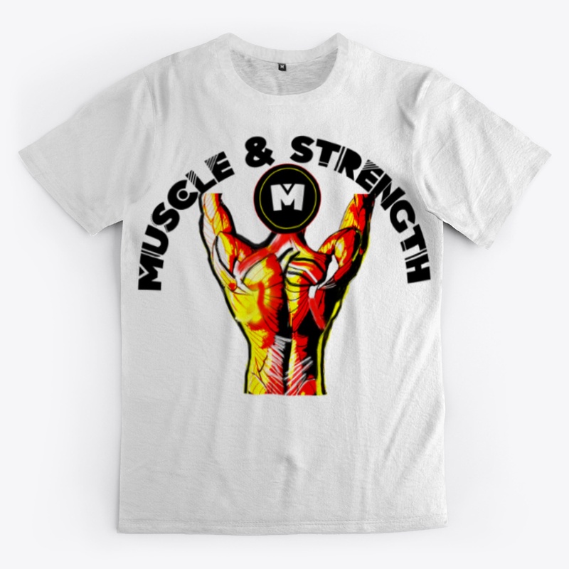 "shirtwxt"  Muscle and strength T shirt