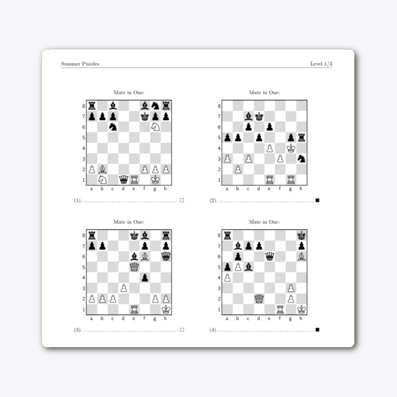 Chess Puzzle Design