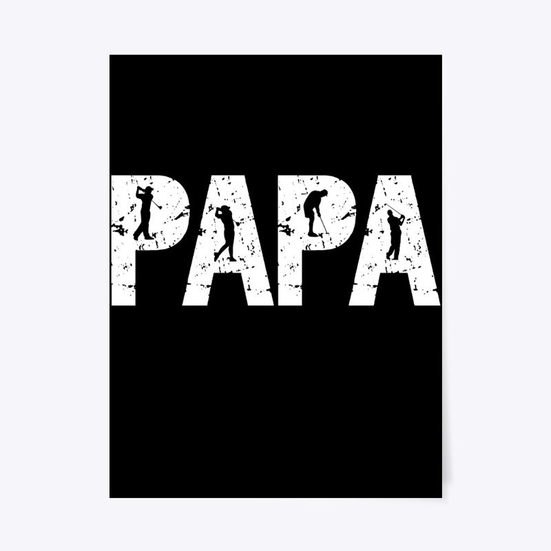 Papa Golfing Gift, Golf Lover