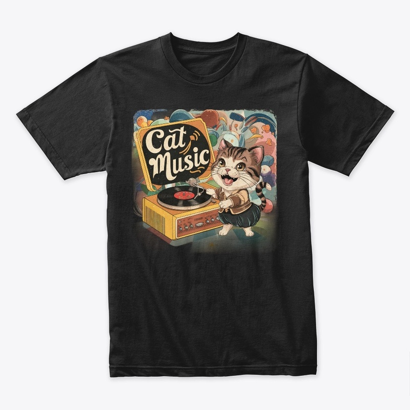 Cat vintage Music 