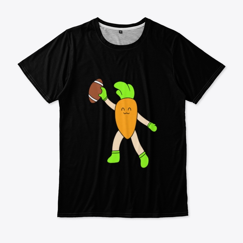 Cute carrot american football