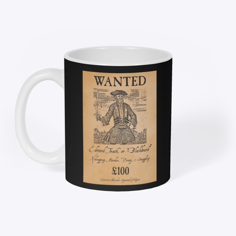 Blackbeard Wanted Poster