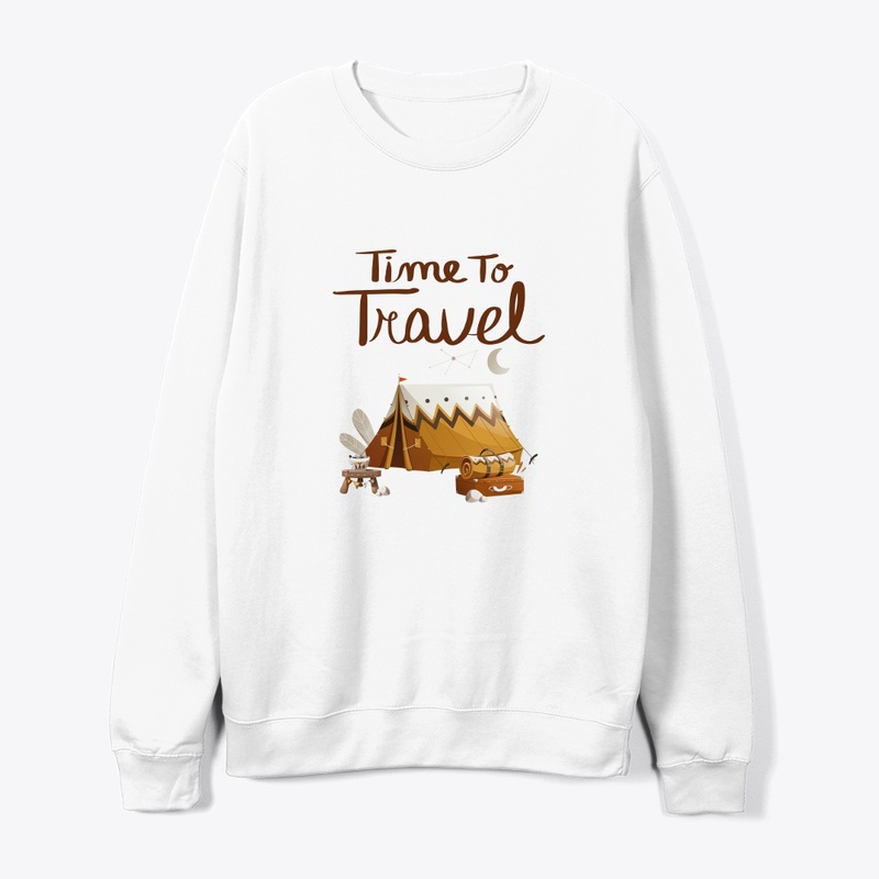 'TIME TO TRAVEL' t-shirt design 