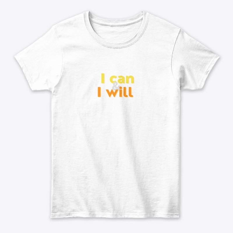 I CAN N I WILL|CLASSIC FIT,WILLPOWER