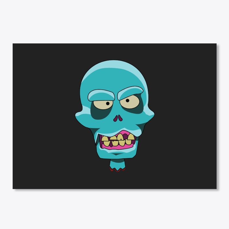 Severed Zombie Head