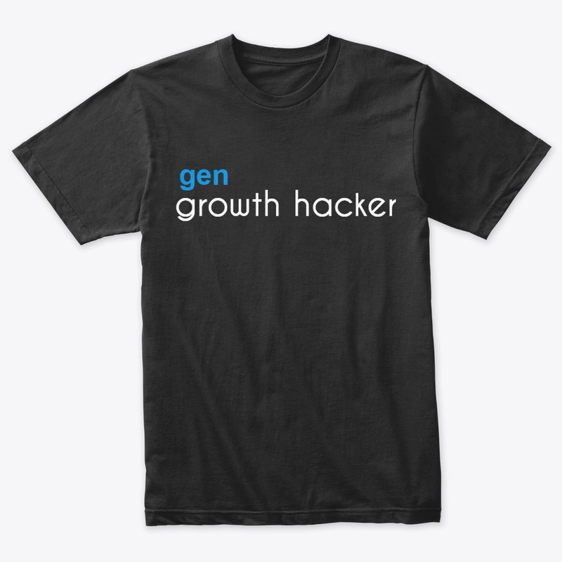 Growth hacker shirt - unisex - gen blue