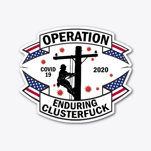 Lineman Operation Enduring Clusterfuck Standard áo T-Shirt Front