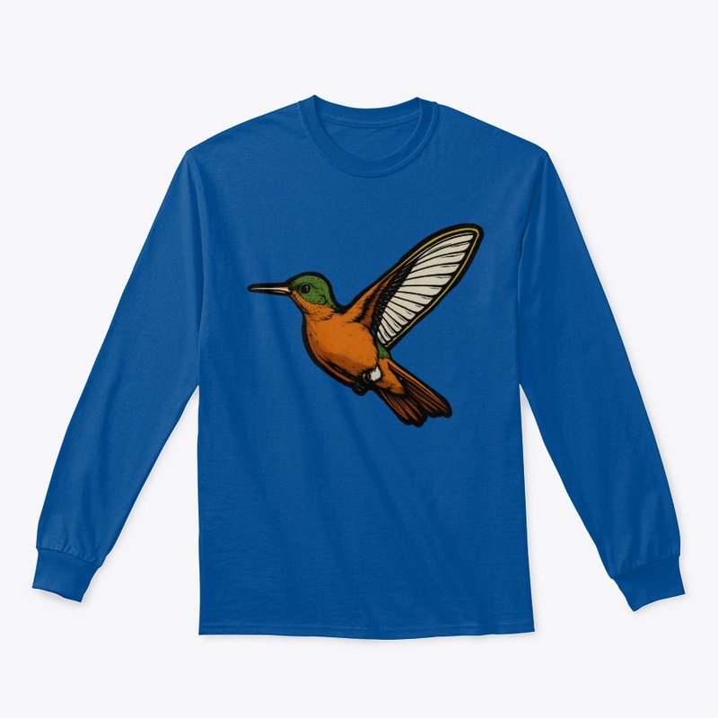 Cinnamon Hummingbird - Bird Art
