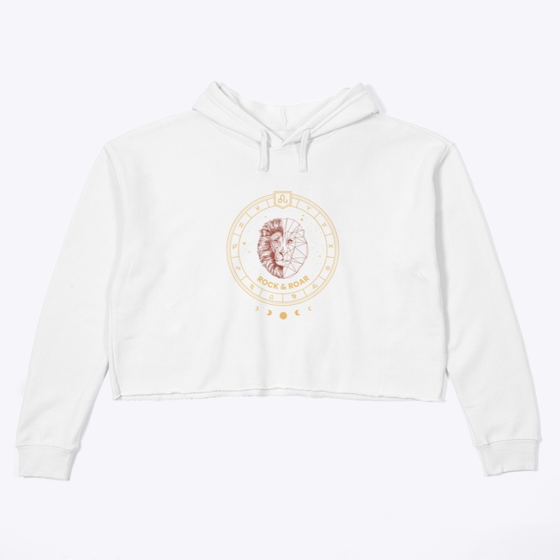 Leo Rock and Roar Crop Sweatshirt