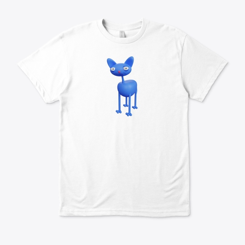 Blue cat Eco Unisex Tee