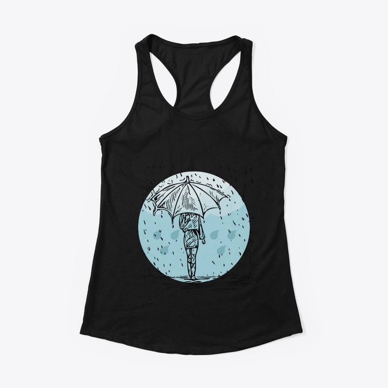 girl with an umbrella