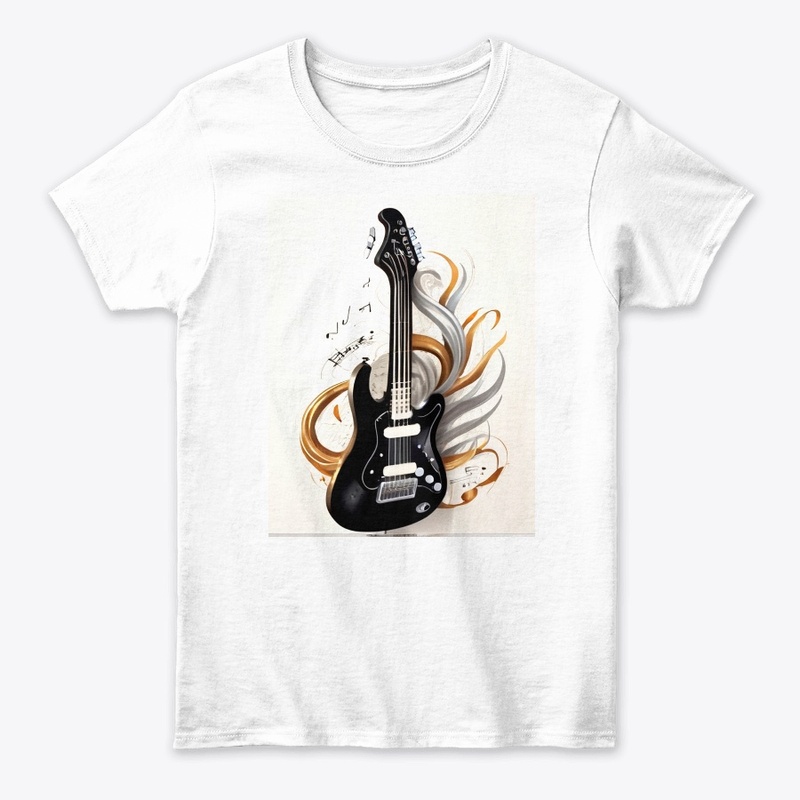 Guitar T-shirt Design 