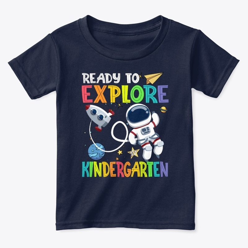 Ready to Explore Kindergarten Astronaut
