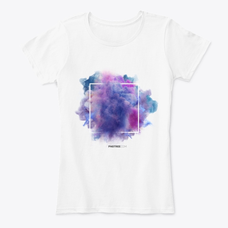 Colored smoke T -shirt