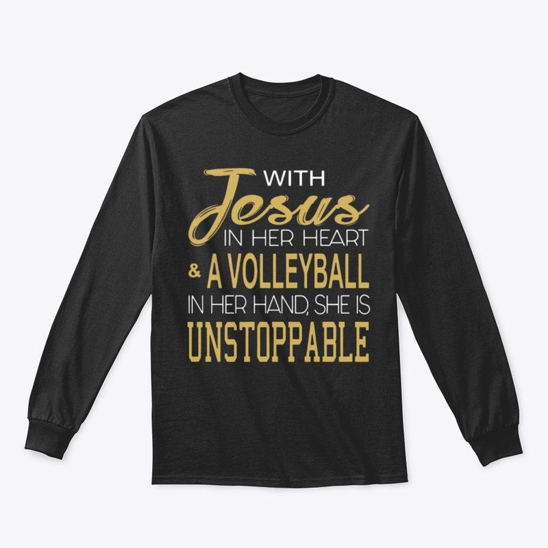With Jesus In Her Heart And A Volleyball