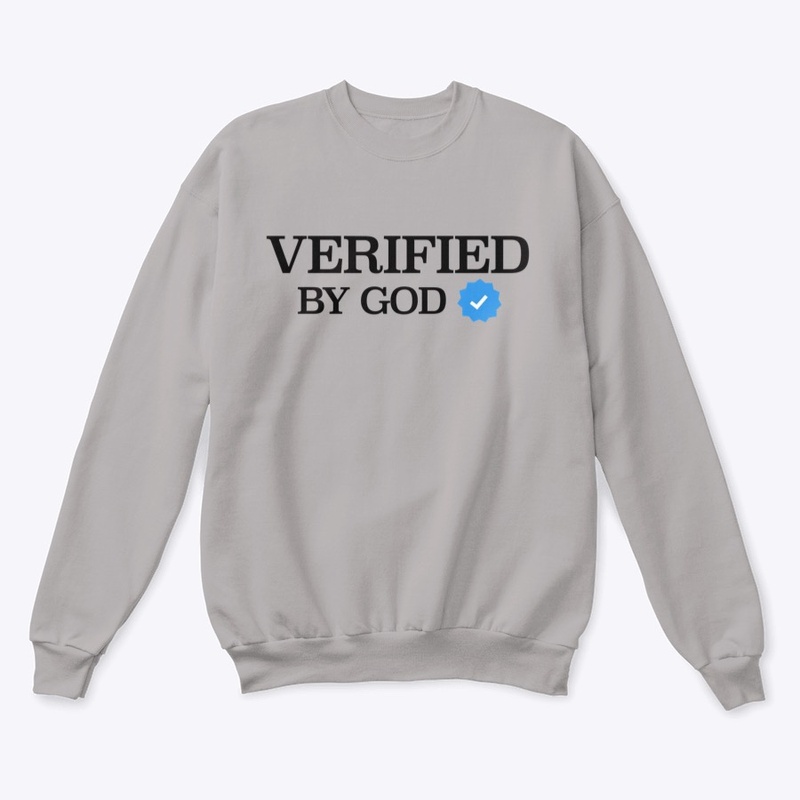 VERIFIED. BY GOD (Black Logo)