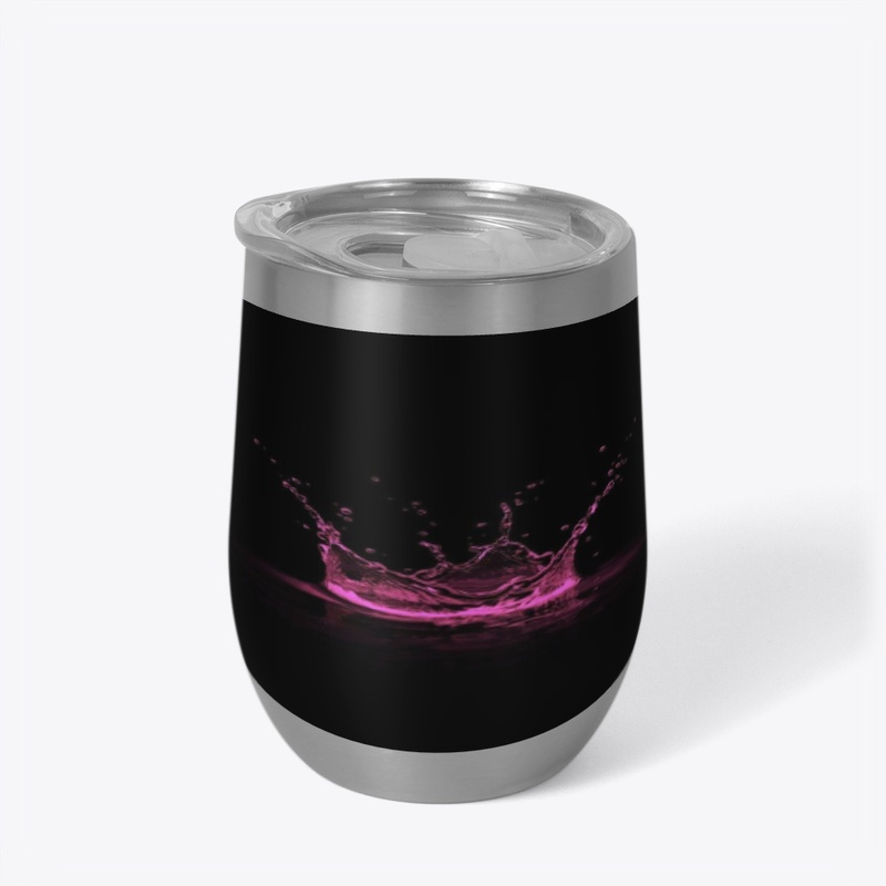 Black light water drinkware