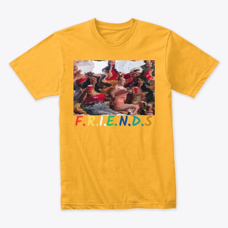 Friends drinking funny