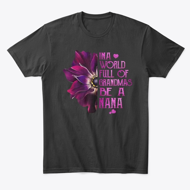 Grandmas Nana Anemone T-Shirt Gifts