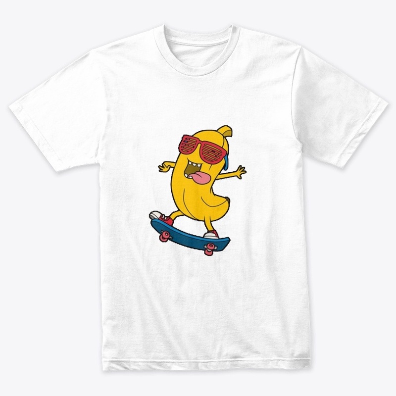 Banana's Skate Board T-Shirt
