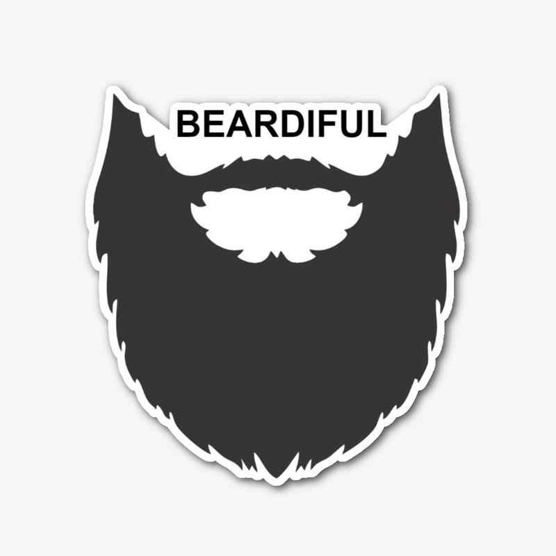 Beardiful Sticker