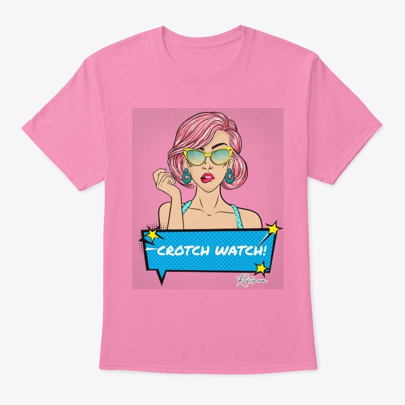 Lip Biting Pop Art Crotch Watch