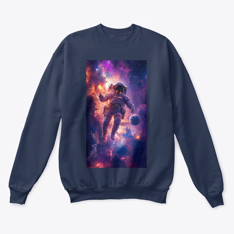 Astronaut Fly To The Universe