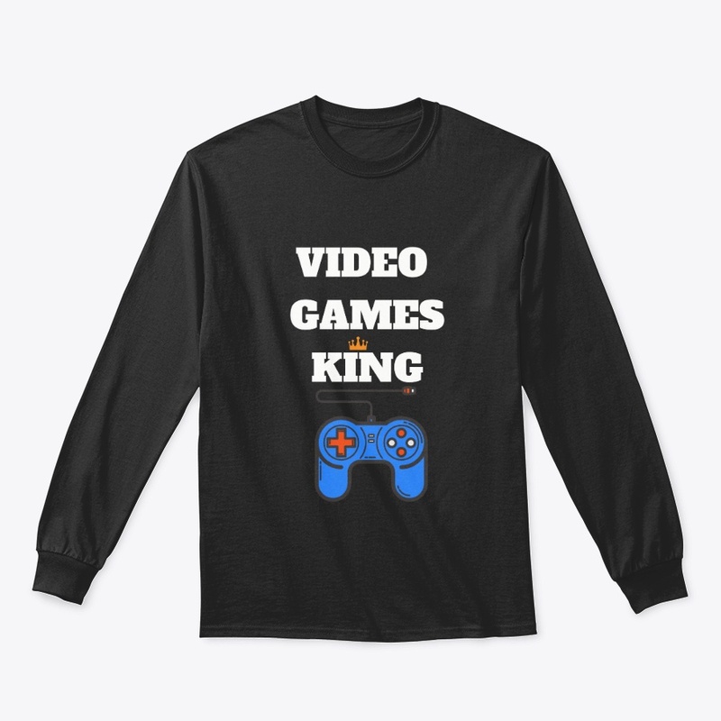 video games king tshirt