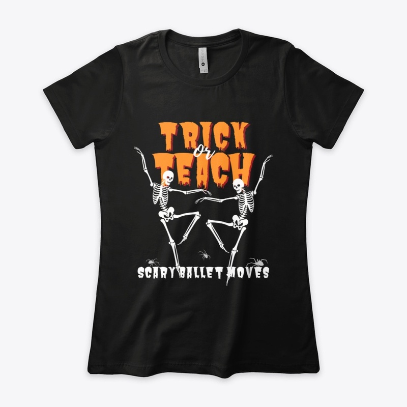 Trick or Teach halloween skeleton