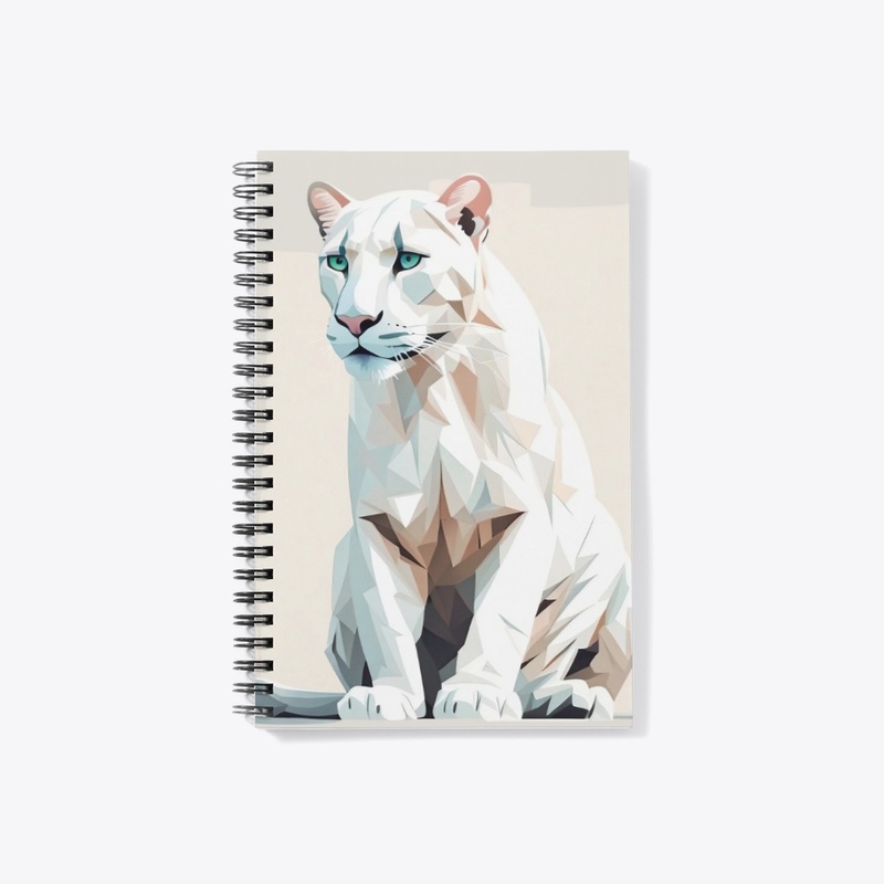 Graceful Tiger with Low Poly Design