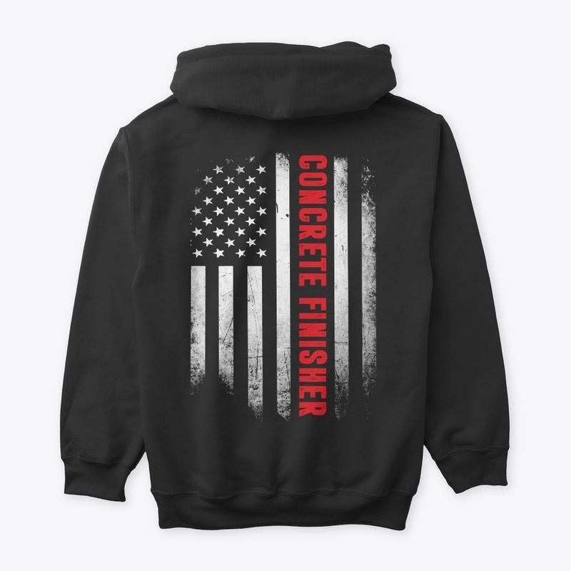 Concrete Finisher US Flag Shirt