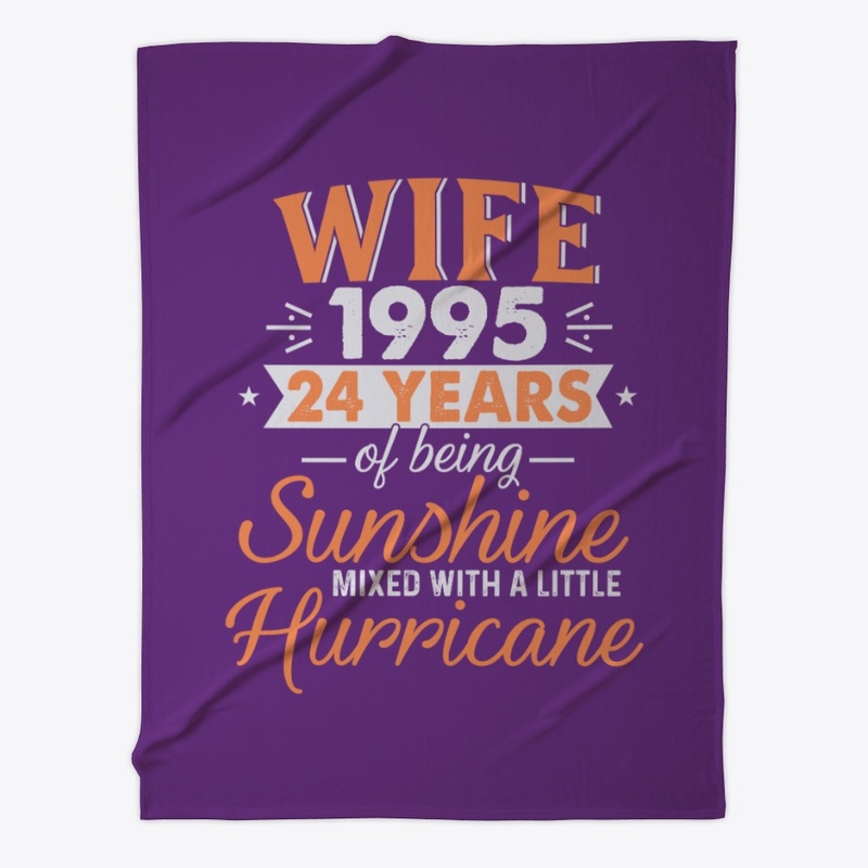 Wife Since 1995, 24 Years Wedding Gifts