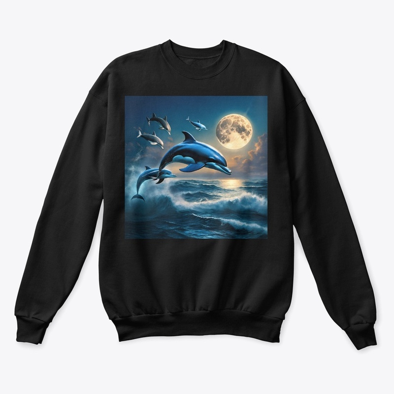 black sweatshirt  of dolphins