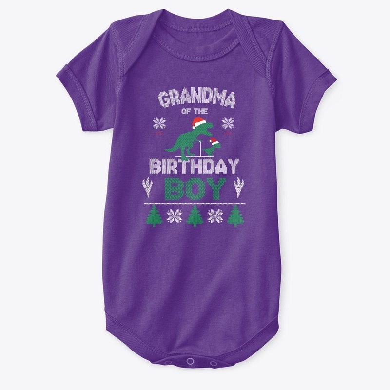Grandma of the Birthday Boy Matching T-R