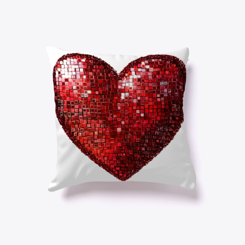 Valentine's Day Cute Red Heart White