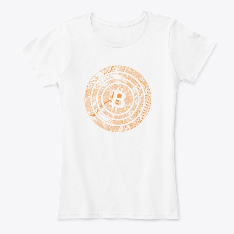 Bitcoin Logo PCB Board