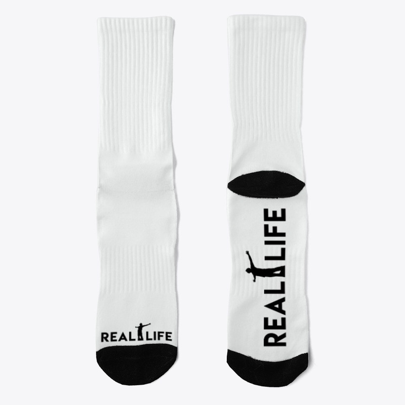 Socks Basic Black Logo