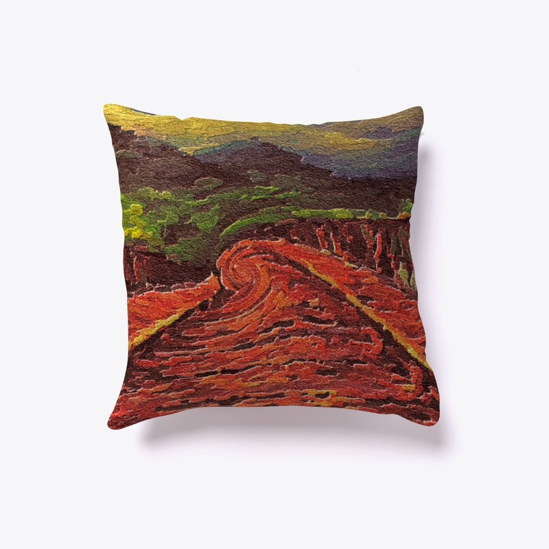 Abstract Landscape Design Warming Colors