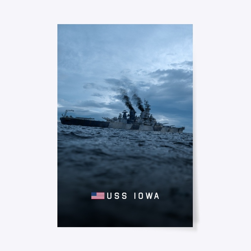 USS Iowa Artwork