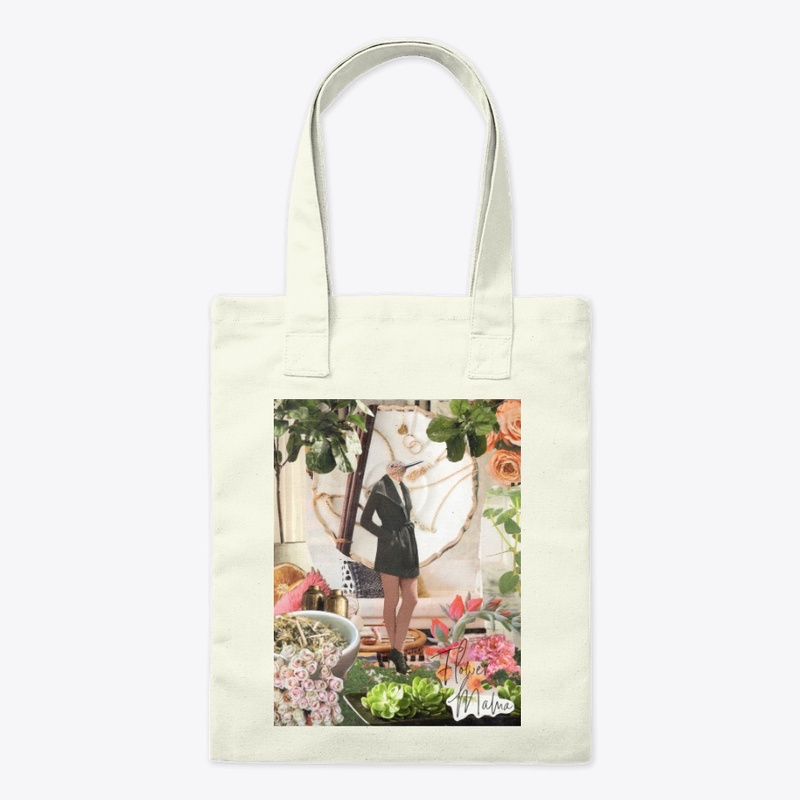 Plant Mom Bird Collage Art 