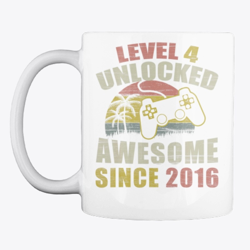 4th Birthday Awesome 2016 Gamer Level 4